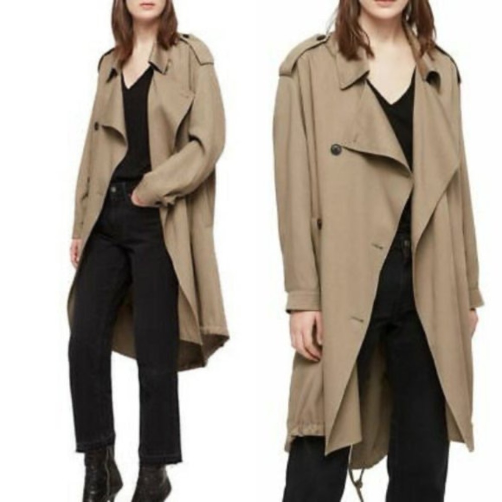 All Saints Adalia Mac Trench Coat